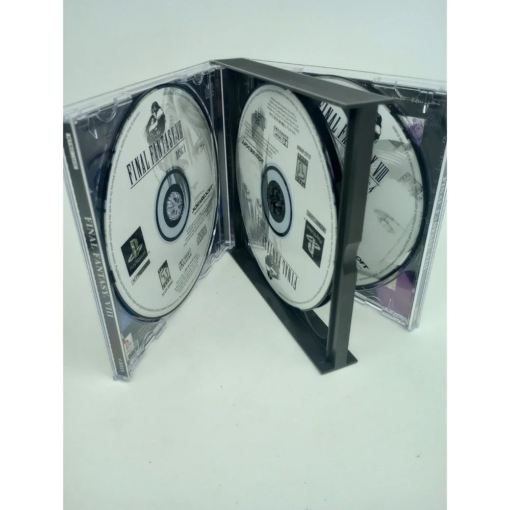 Final Fantasy 7, 8, 9, 10 & 11 Online PS1 PS2 All Black Label Great Condition
